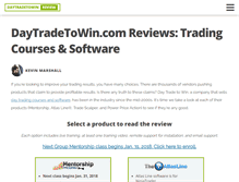 Tablet Screenshot of daytradetowinreview.com